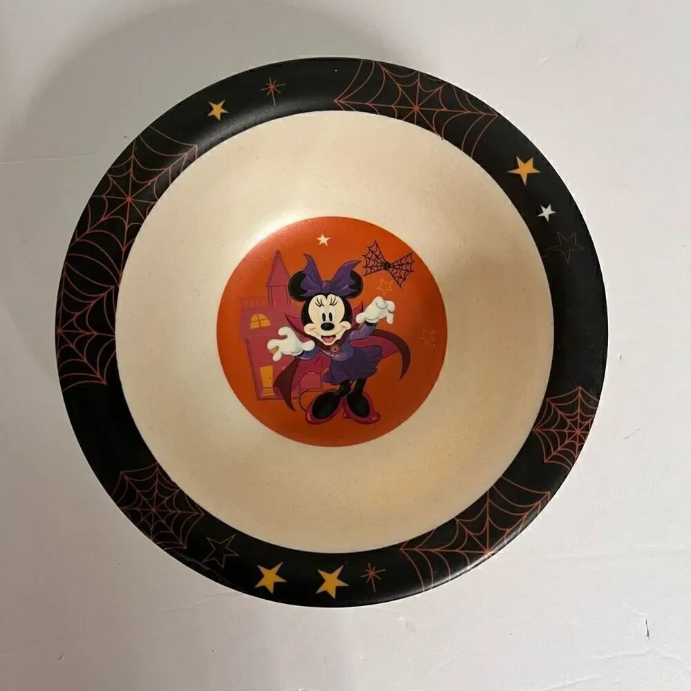 VTG Disney Mickey And Minnie Halloween Dishes